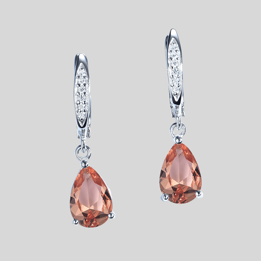 Gemstone Diamond Earrings