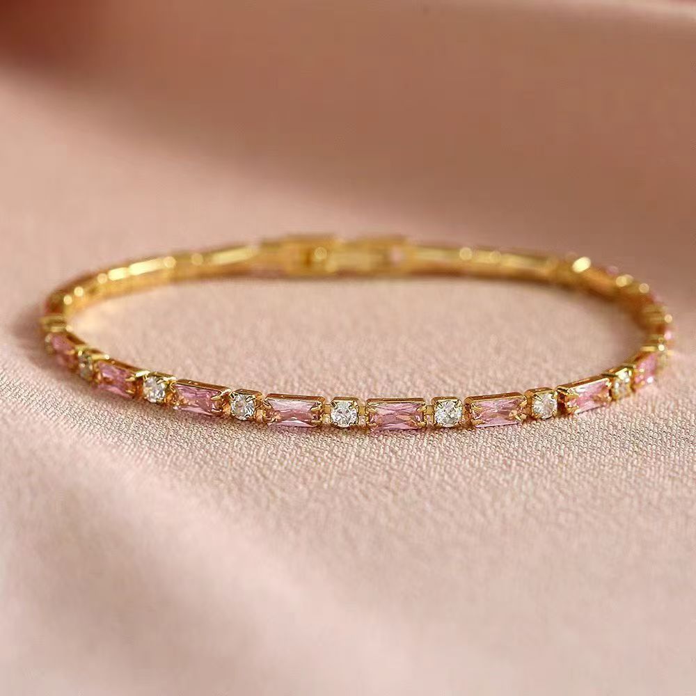 Gold Tennis Bracelet