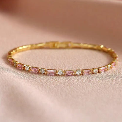 Gold Tennis Bracelet