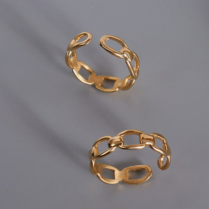 Golden Adjustable Ring