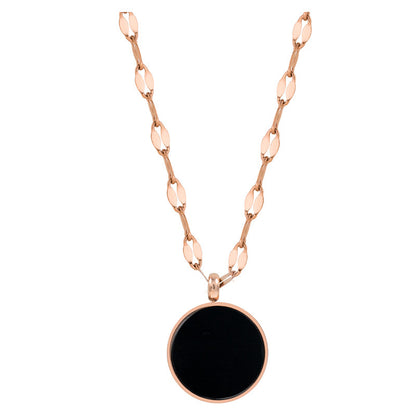 Trendround double-side necklace