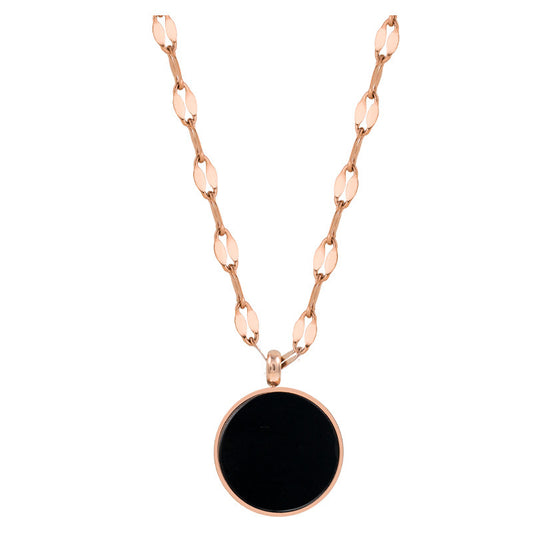 Trendround double-side necklace
