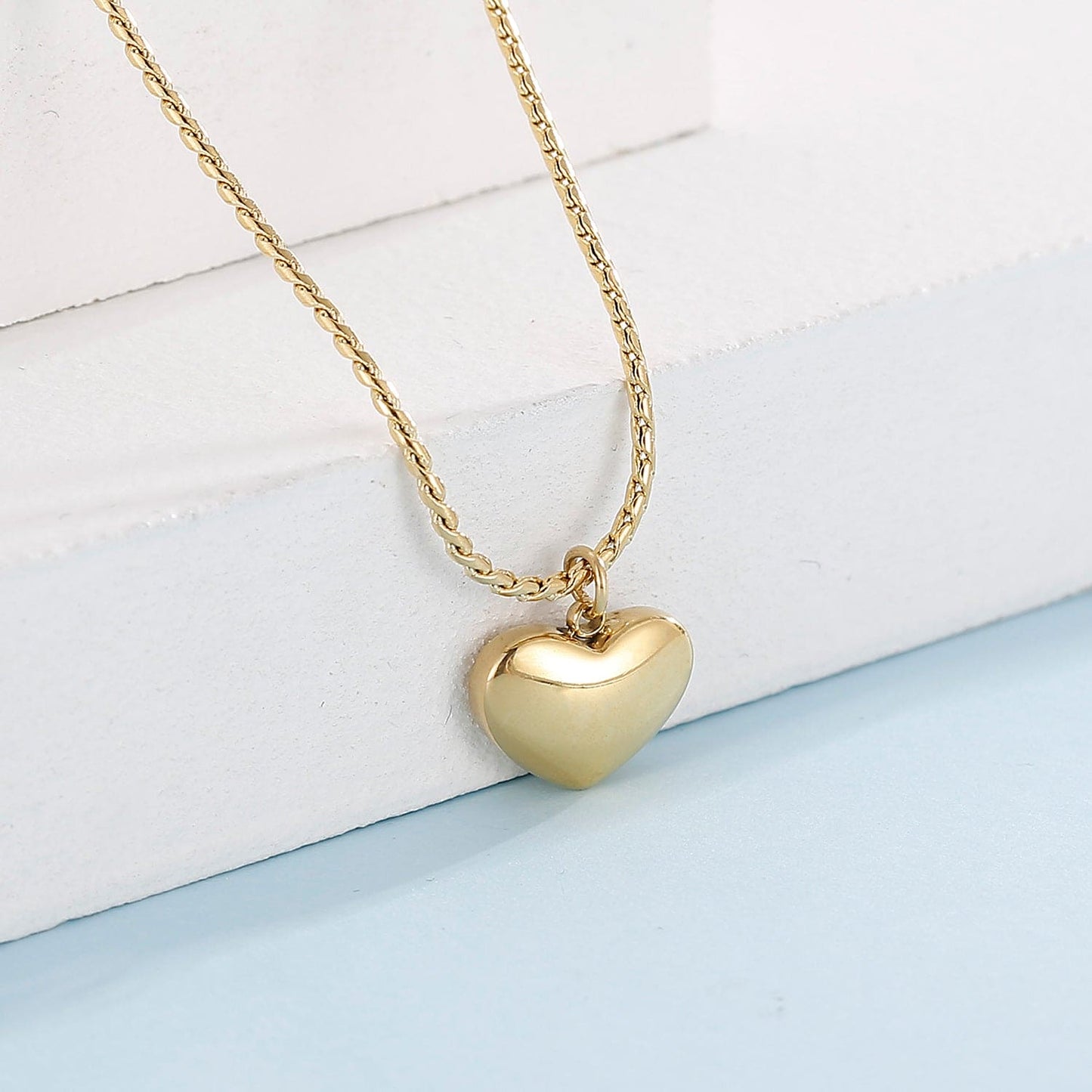 Mother-Of-Pearl Heart Necklace