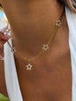 18k Gold Five-pointed Star Necklace