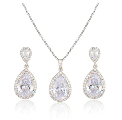 Ruby Red 3pcs Necklace Set