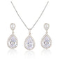 Ruby Red 3pcs Necklace Set