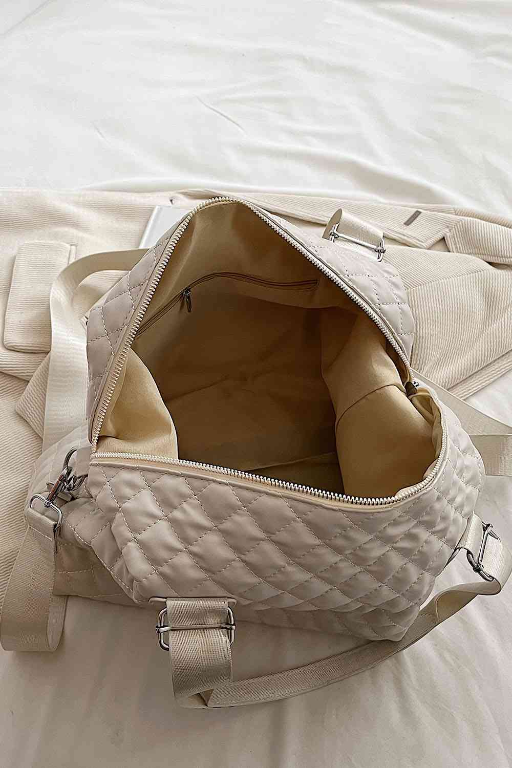 Block Broad Leather Handbag