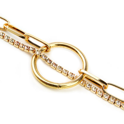 Around The World Gold Neckace