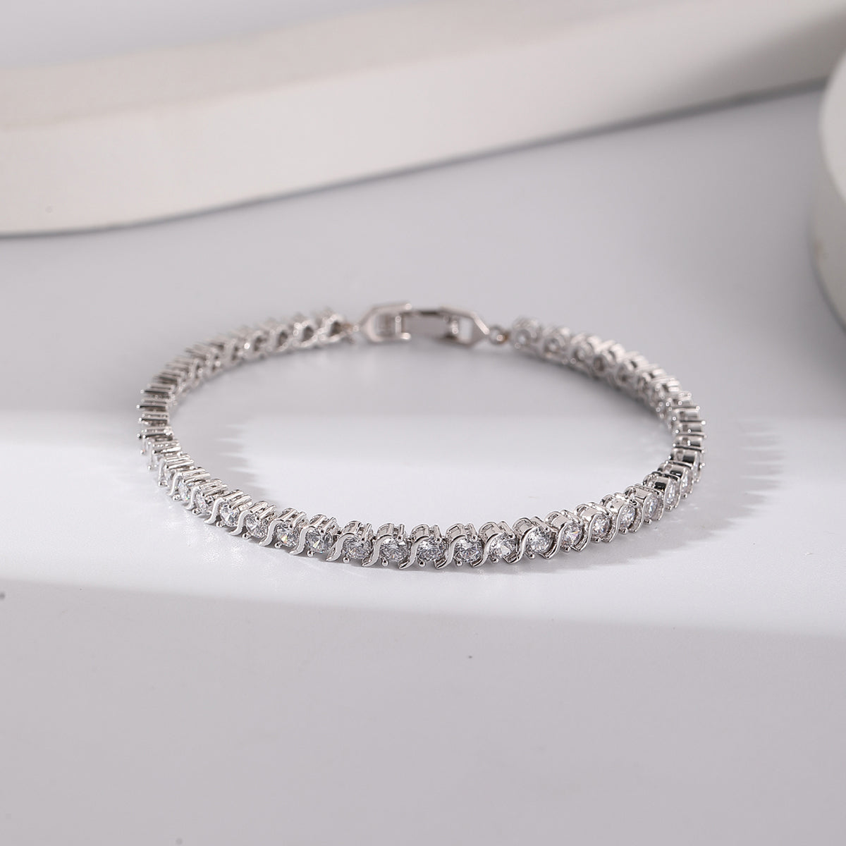 Platinum In The Air Bracelet