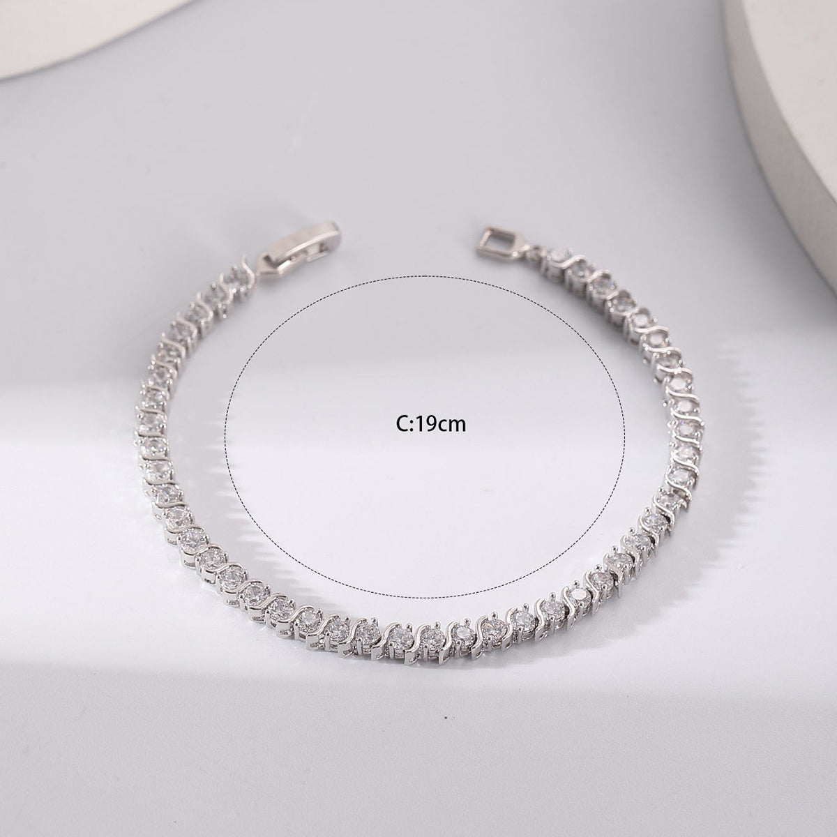 Platinum In The Air Bracelet