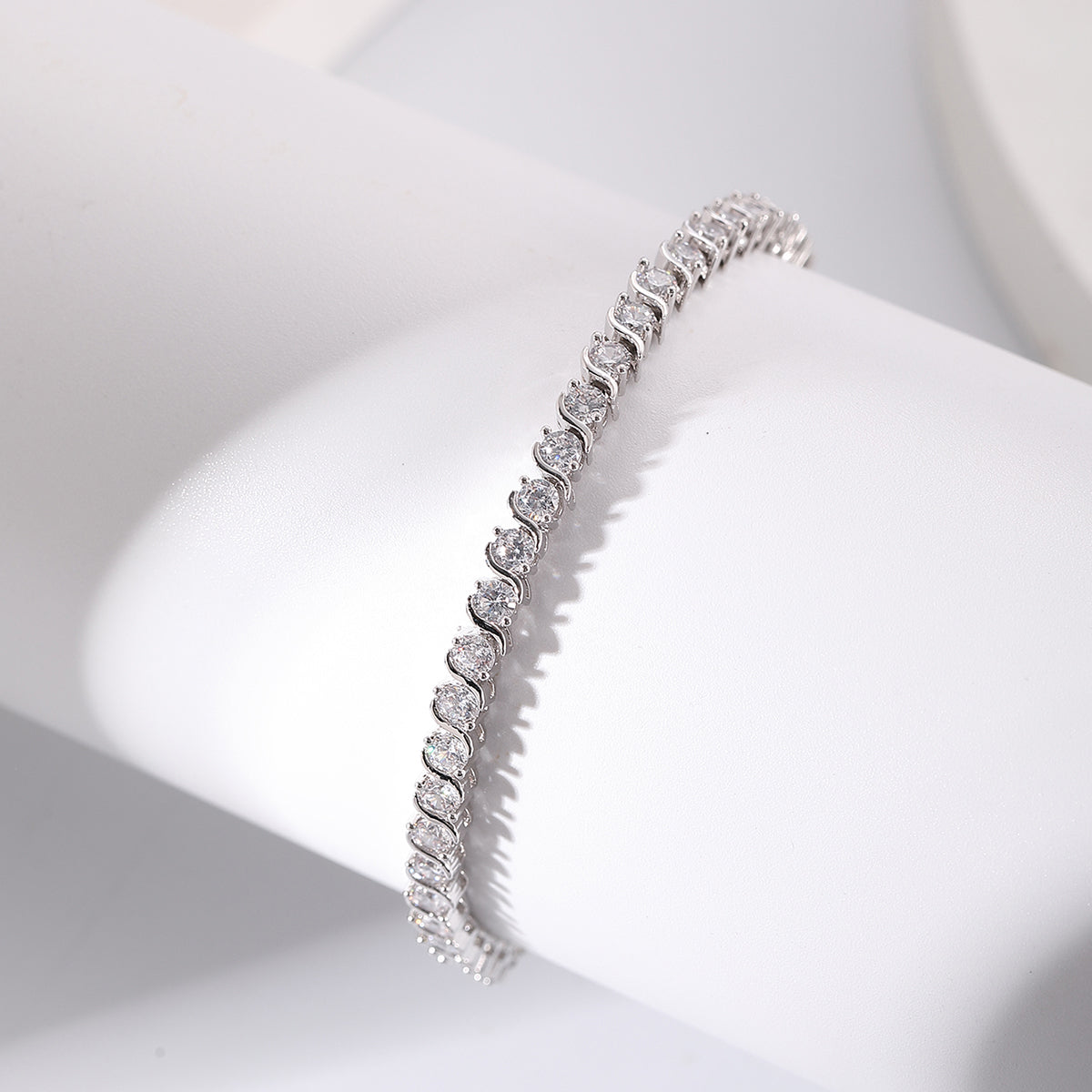 Platinum In The Air Bracelet