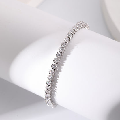 Platinum In The Air Bracelet