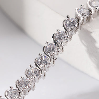 Platinum In The Air Bracelet