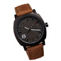 Men Wrist Watch Faux Leather Strap