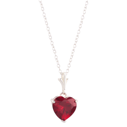 Red Heart Pendant Necklace