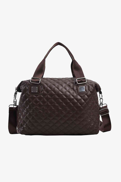 Block Broad Leather Handbag