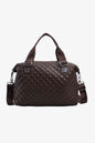 Block Broad Leather Handbag