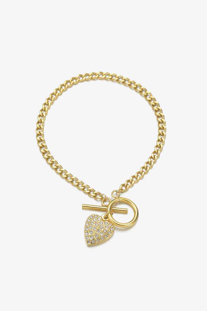 Gold Heart Bracelet