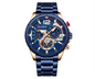 Men's Six-pin Steel Band Watch