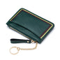 Mini Ultra-thin Genuine Leather Keychains