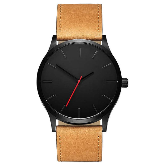 Men Sport Leather Wrist Watch