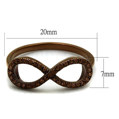Coffee Light Brass Ring