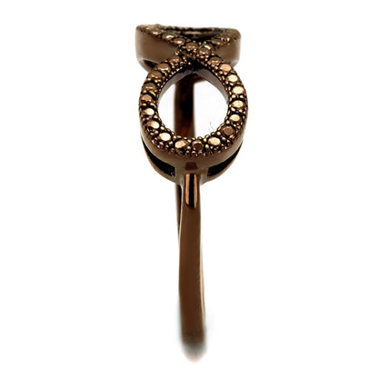 Coffee Light Brass Ring