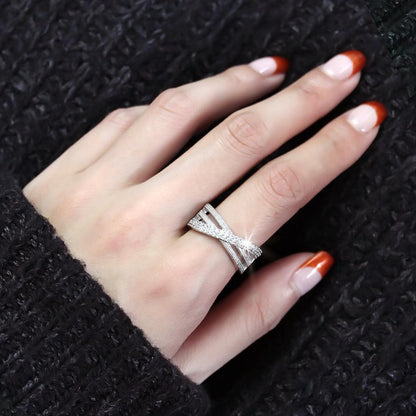 Clear Water Diamond Ring