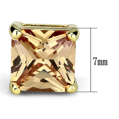 Gold Champagne Earrings