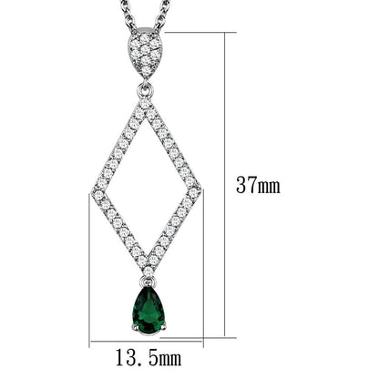 Emerald Diamond Necklace