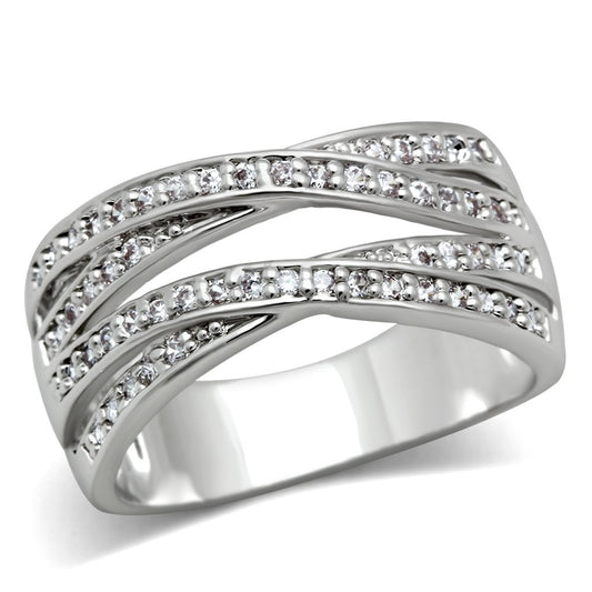 Crossover Diamond Ring