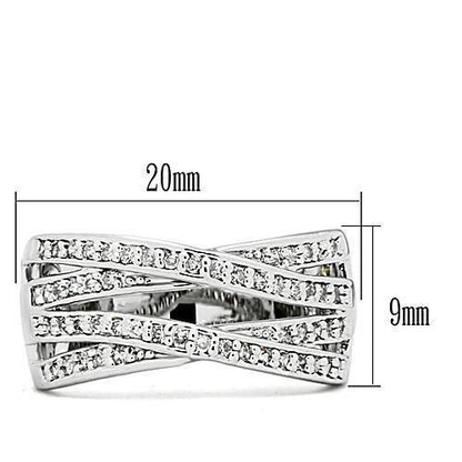Crossover Diamond Ring