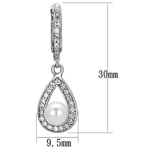 Pearl Diamond Earrings