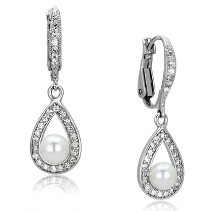 Pearl Diamond Earrings