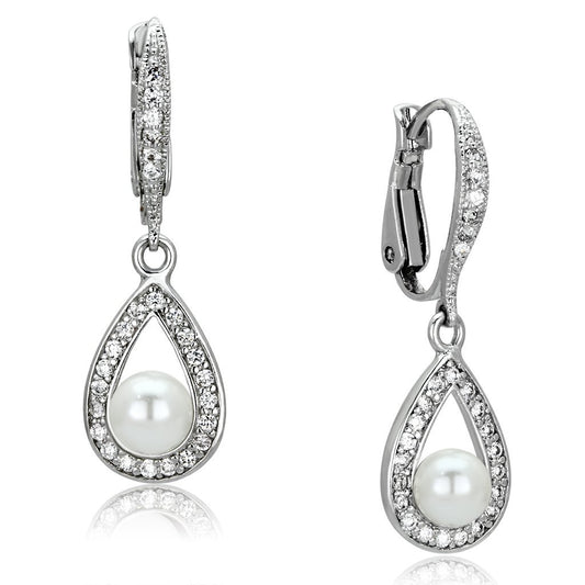 Pearl Diamond Earrings