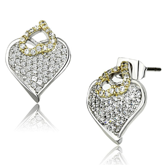 Reverse Two-Tone Earrings