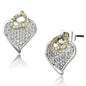 Reverse Two-Tone Earrings