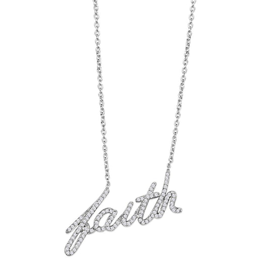 Diamond Faith Necklace