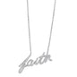 Diamond Faith Necklace