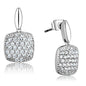 White Diamond Earrings
