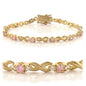 Pink & Gold Bracelet