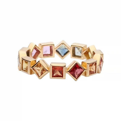 Multi-color Gold Ring