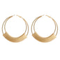 Big Gold Hoops Earrings