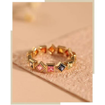 Multi-color Gold Ring