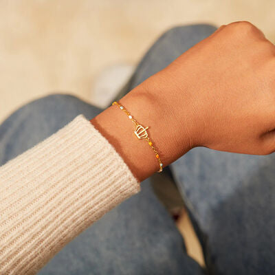Gold Crown  Bracelet
