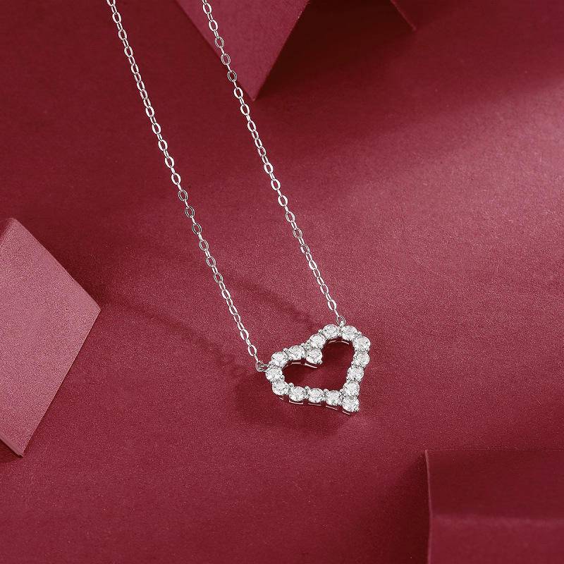Hollow Out Heart Necklace