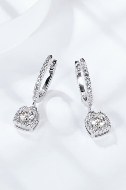 Huggie Drop Earrings