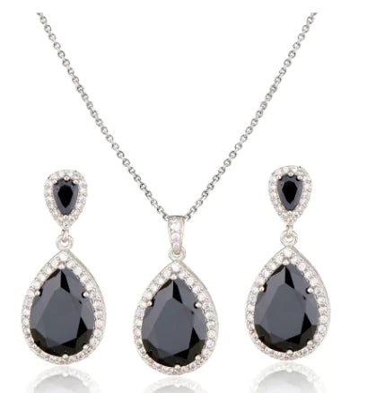 Ruby Red 3pcs Necklace Set