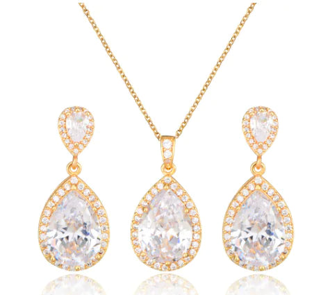 Ruby Red 3pcs Necklace Set