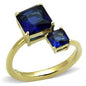 Royal Blue Gold Ring